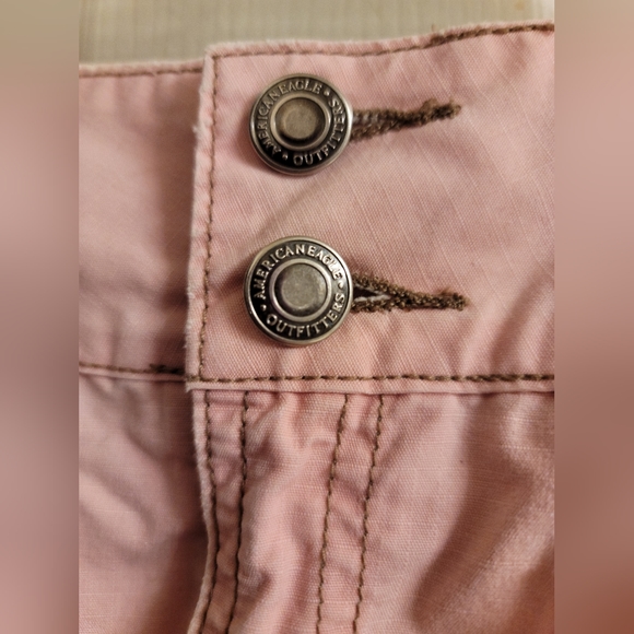 American Eagle Outfitters Woman's Skirt Size 8 Pink 4 Pockets Light Used 1 time - Picture 5 of 10